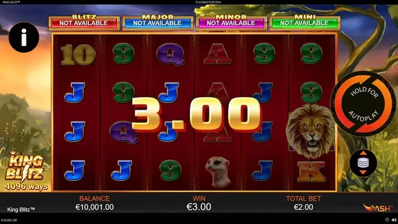 King Blitz slot screenshot 2