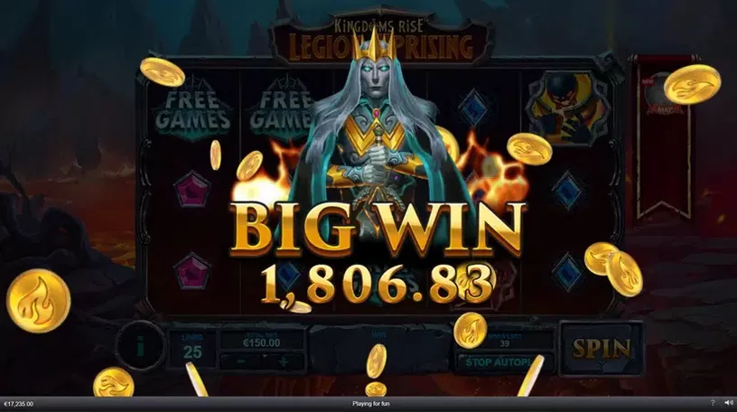 Kingdoms Rise Legion Uprising slot screenshot 6