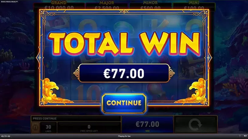 Pearls Pearls Pearls slot screenshot 6