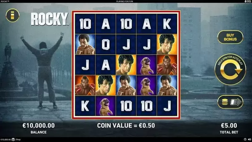 Rocky slot screenshot 1