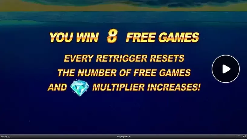Shark Blitz slot screenshot 5