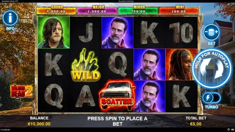 The Walking Dead 2 slot screenshot 1