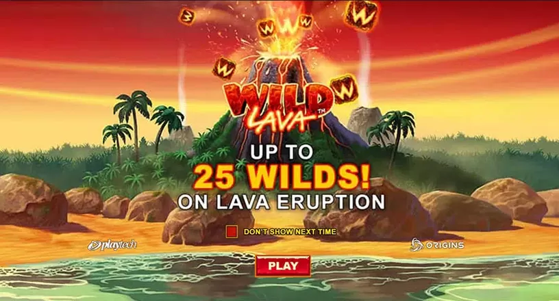 Wild Lava slot screenshot 1
