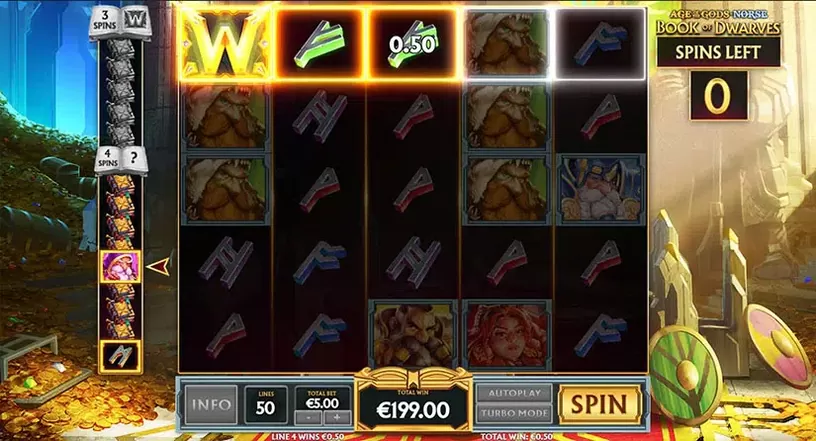 Age of the Gods Norse Book of Dwarfs slot screenshot 5