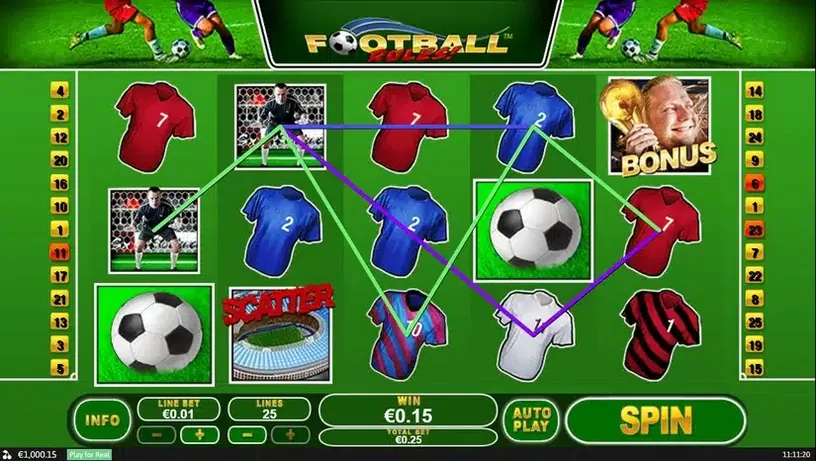 Football Rules slot screenshot 5