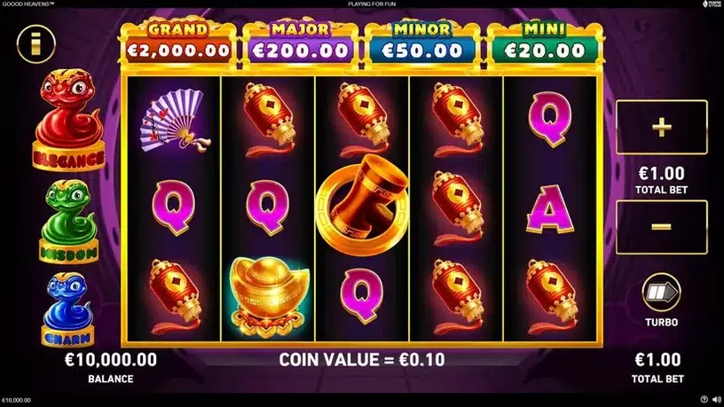 Goood Heavens slot screenshot 1