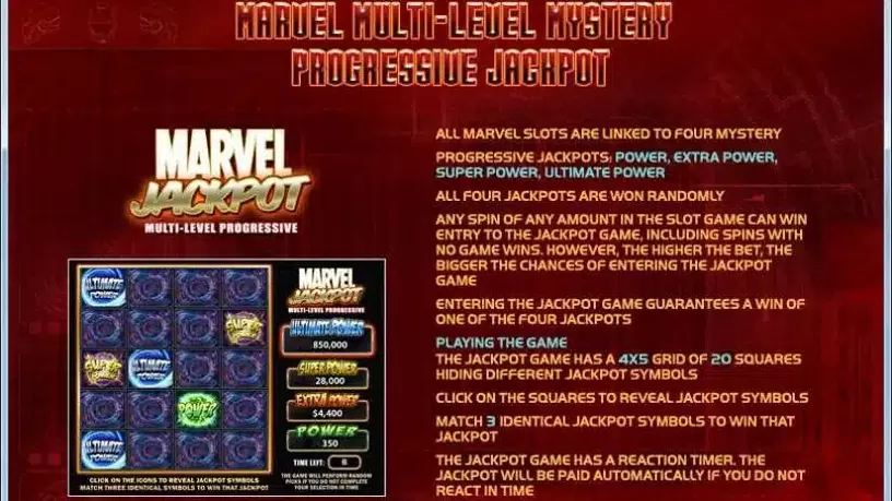 Iron Man slot screenshot 3