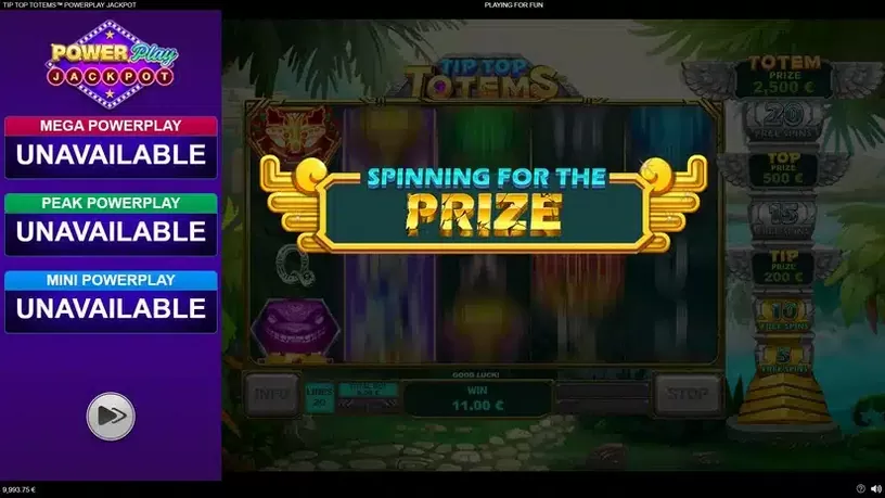 Tip Top Totems Power Play slot screenshot 3