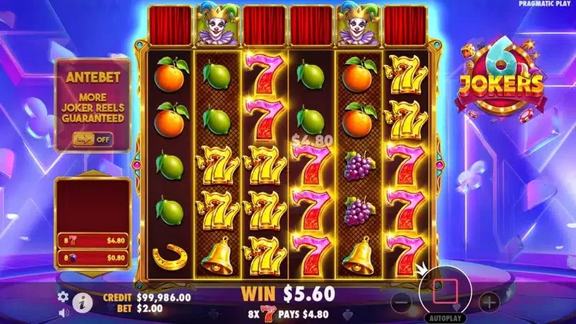 6 Jokers slot screenshot 5