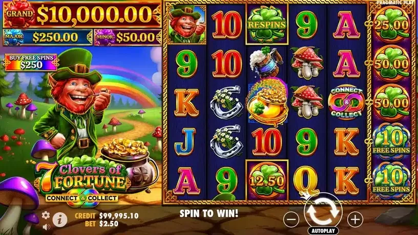 7 Clovers of Fortune slot screenshot 1