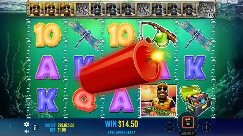 888 Big Bass Bonanza slot screenshot 5