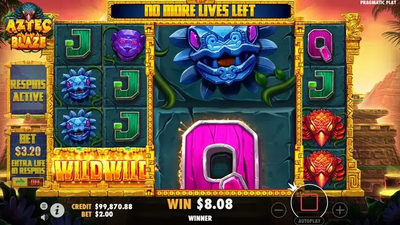 Aztec Blaze slot screenshot 5