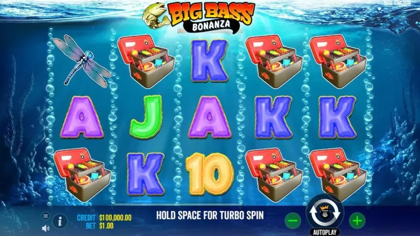Big Bass Bonanza slot screenshot 1