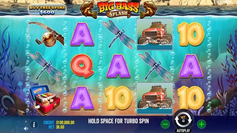 Big Bass Splash slot screenshot 1