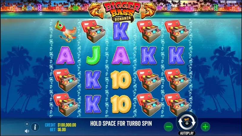 Bigger Bass Bonanza slot screenshot 1