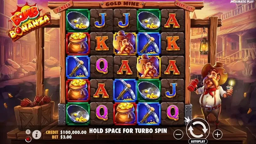 Bomb Bonanza slot screenshot 1