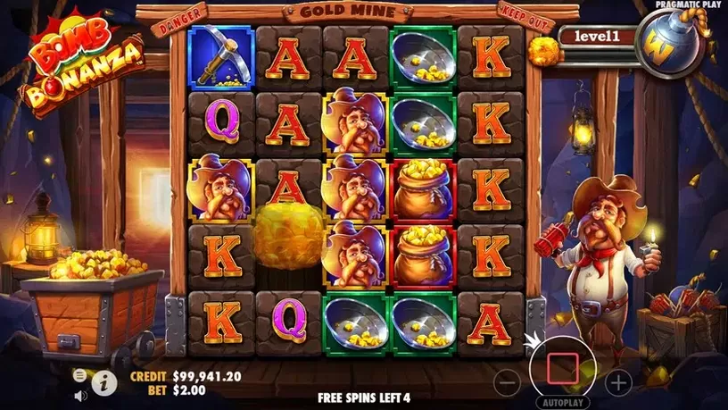 Bomb Bonanza slot screenshot 7