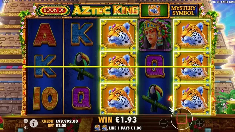 Book of Aztec King slot screenshot 4