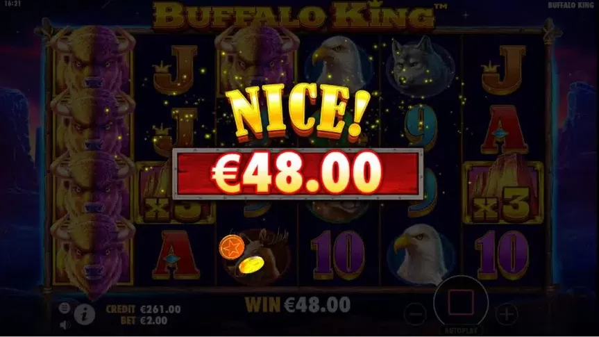 Buffalo King slot screenshot 6