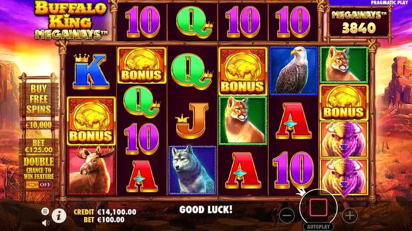 Buffalo King Megaways slot screenshot 1