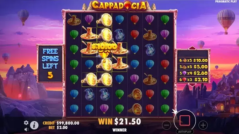 Cappadocia slot screenshot 4