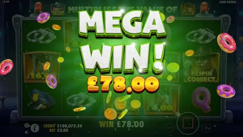 Cash Patrol slot screenshot 7