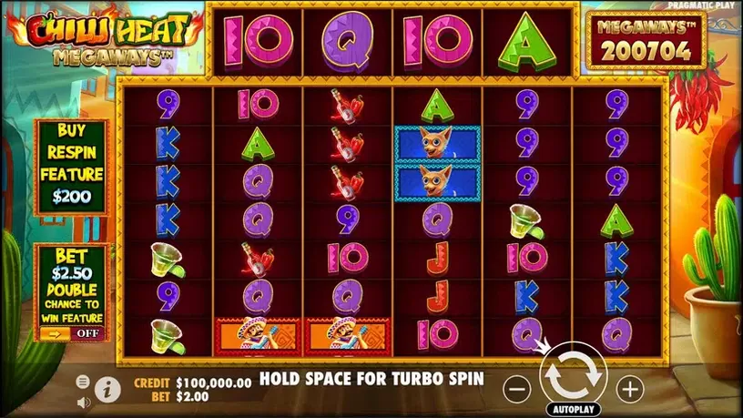 Chilli Heat Megaways slot screenshot 1