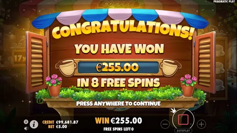 Coffee Wild slot screenshot 6