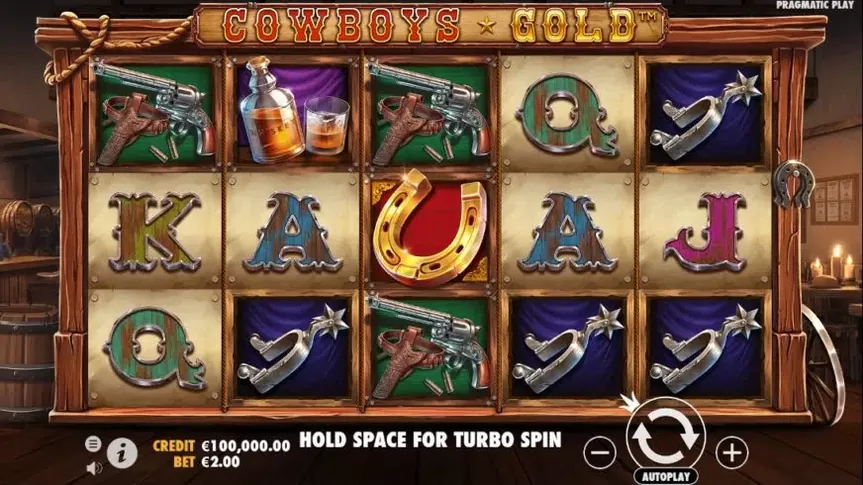 Cowboys Gold slot screenshot 1