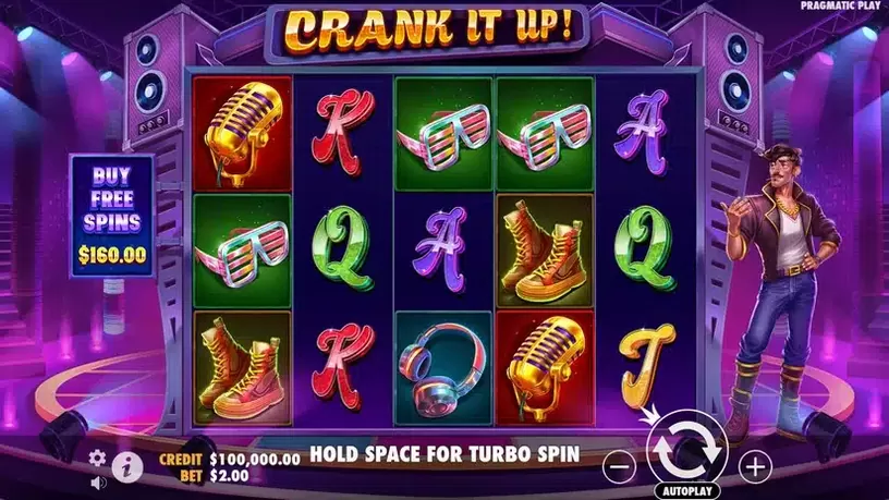 Crank It Up slot screenshot 1
