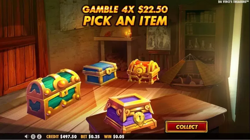 John Hunter Da Vinci’s Treasure slot screenshot 6