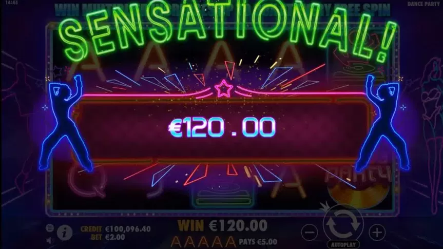 Dance Party slot screenshot 4