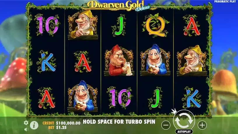 Dwarven Gold Deluxe slot screenshot 1