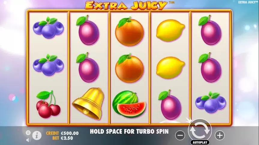 Extra Juicy slot screenshot 1