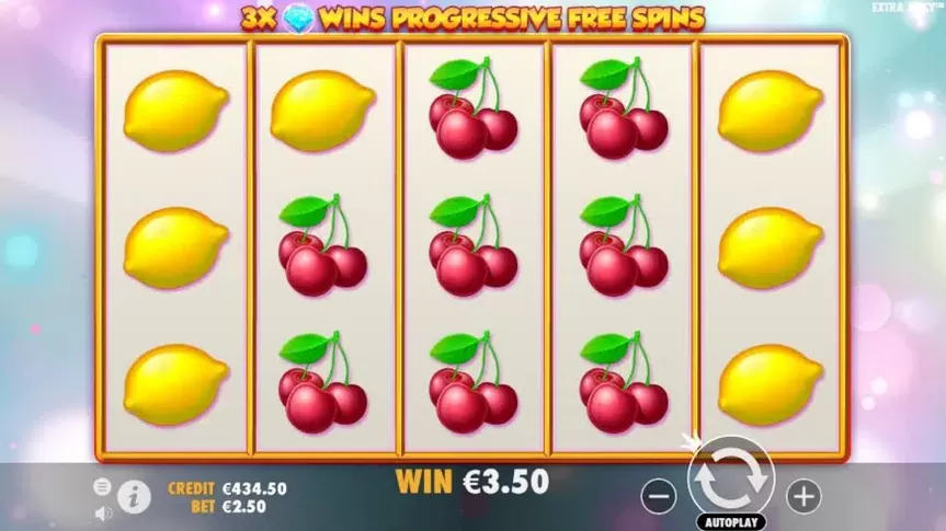 Extra Juicy slot screenshot 3