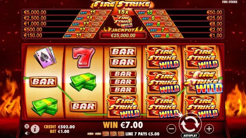 Fire Strike slot screenshot 4