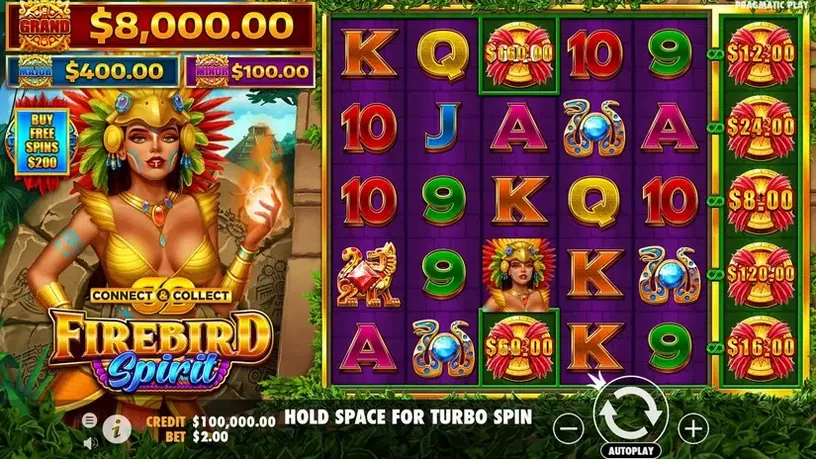 Firebird Spirit slot screenshot 1