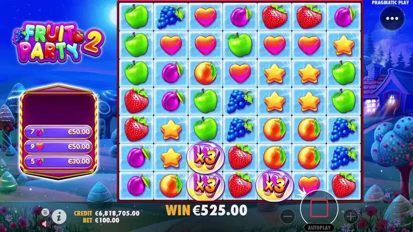 Fruit Party 2 slot screenshot 3