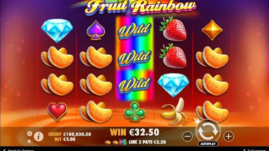 Fruit Rainbow slot screenshot 3