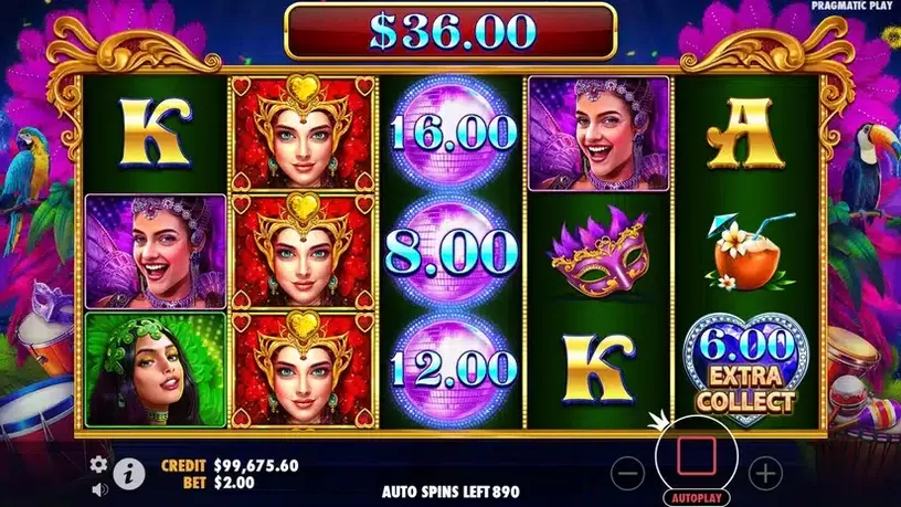 Heart of Rio slot screenshot 4