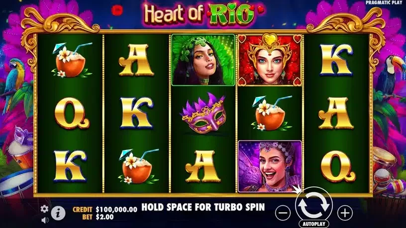Heart of Rio slot screenshot 1