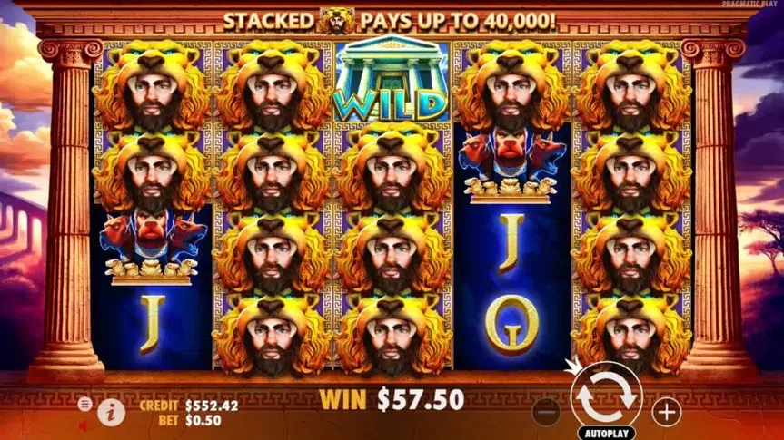 Hercules Son of Zeus slot screenshot 5