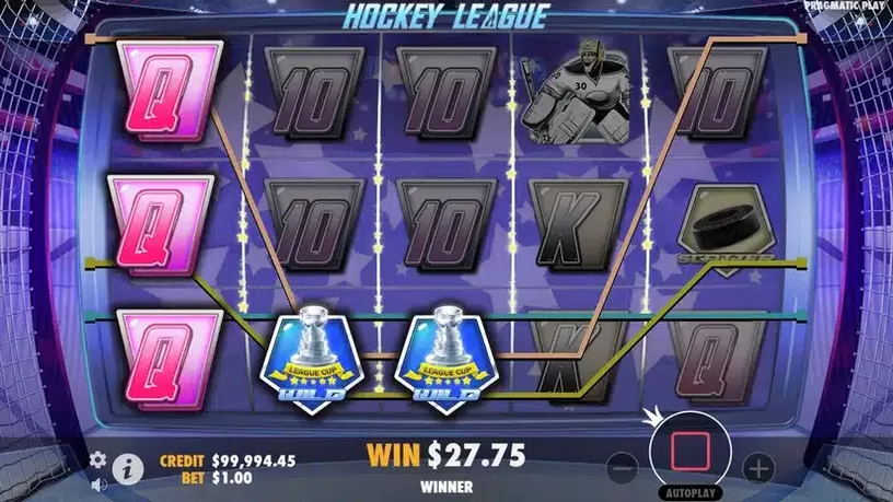 Hockey League slot screenshot 4