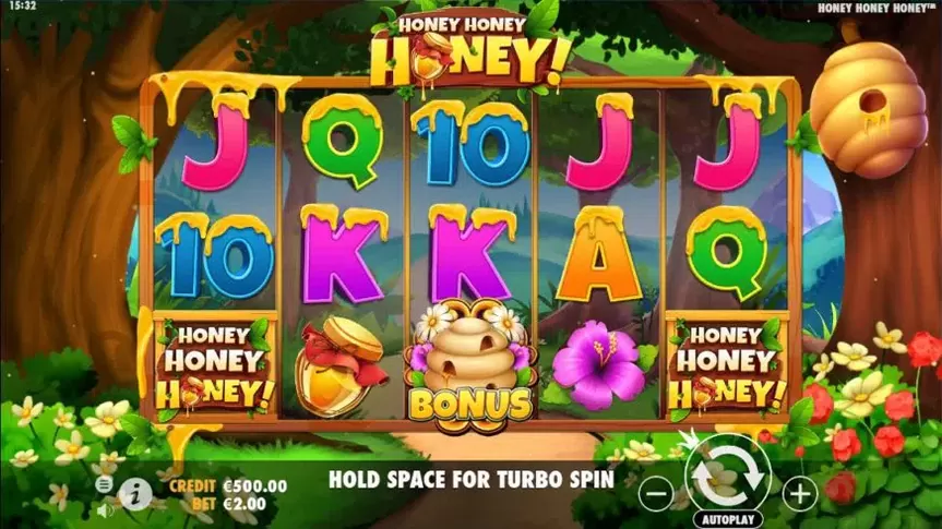 Honey Honey Honey slot screenshot 1
