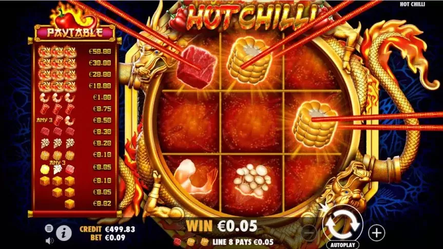 Hot Chilli slot screenshot 5