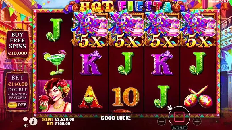 Hot Fiesta slot screenshot 1