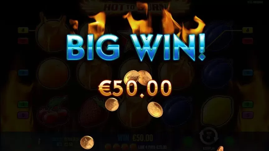Hot to Burn slot screenshot 3