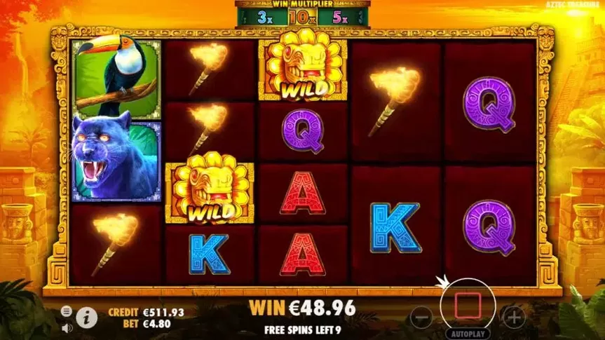 John Hunter and the Aztec Treasure slot screenshot 5