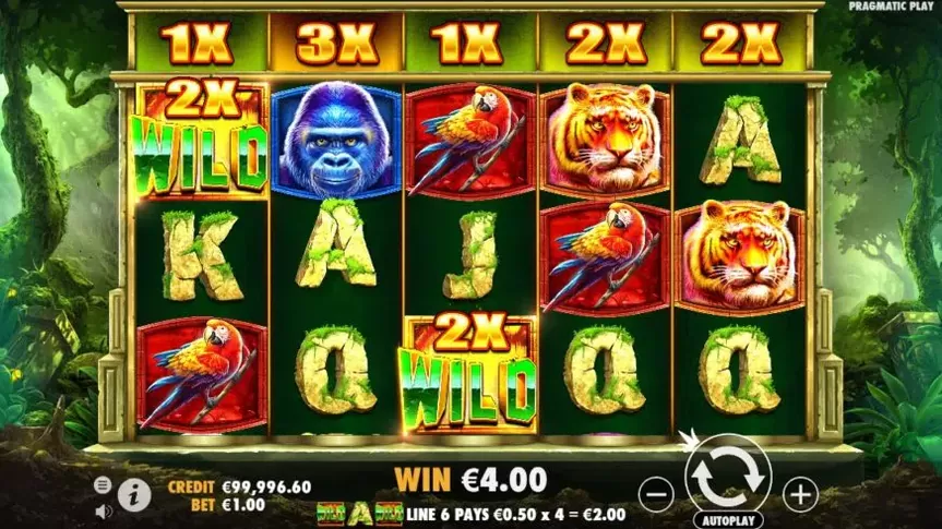 Jungle Gorilla slot screenshot 4