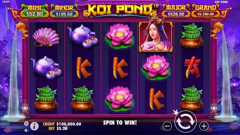Koi Pond slot screenshot 1